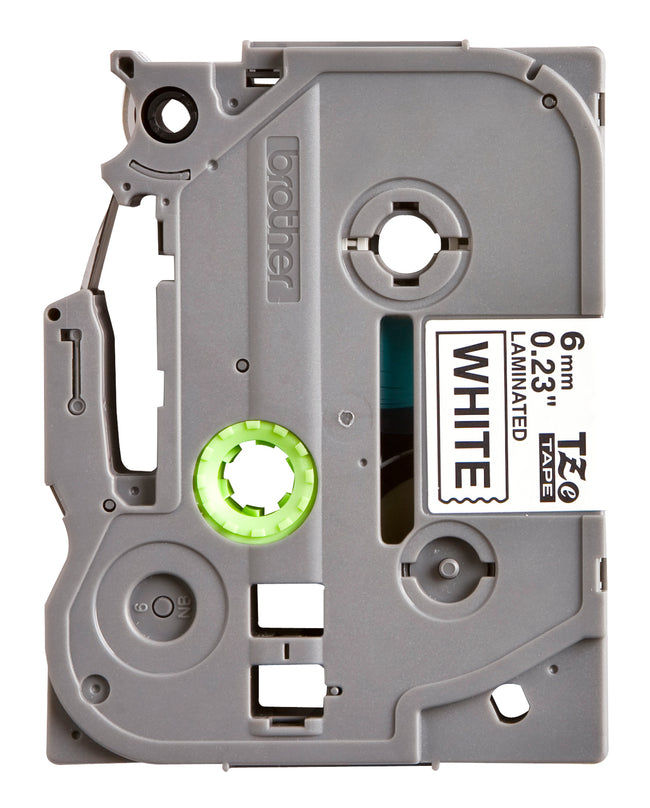 Brother -  Labele  ptouch tze211 6mm wit | 25 stuks