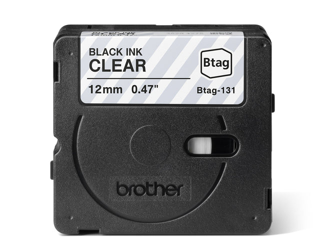 Brother -  BTAG-131 labelprinter-e Zwart op zilver