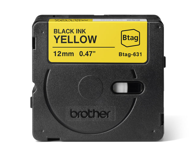 Brother -  BTAG-631 labelprinter-e Zwart op geel