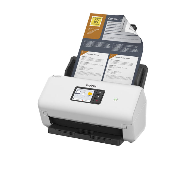 Brother -  ADS-4550W ADF-scanner 600 x 600 DPI Zwart, Wit