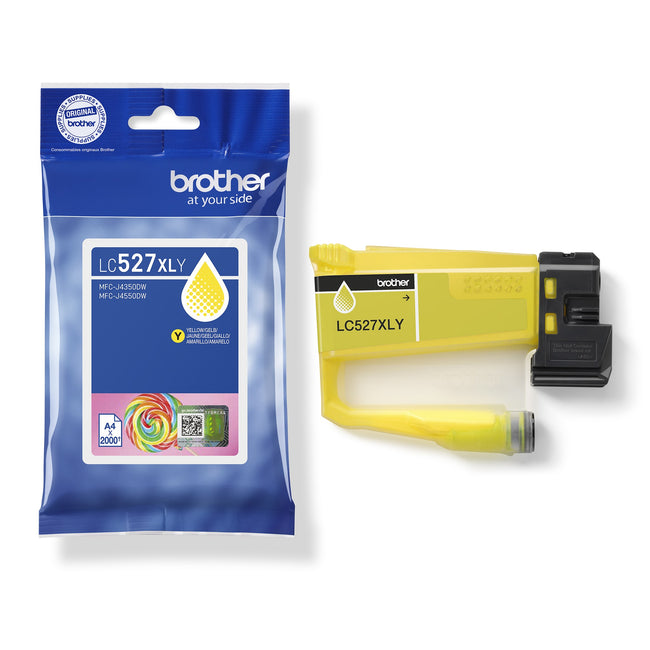 Brother -  LC527XLY inktcartridge 1 stuk(s) Origineel Hoog (XL) rendement Geel