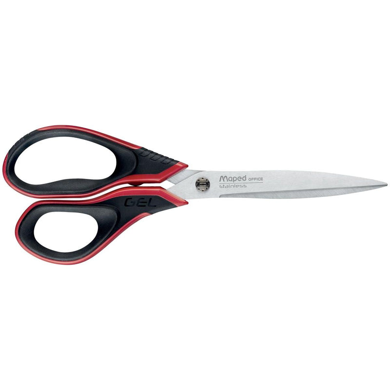 Maped Office - Schere Advanced Gel 21 cm schwarz und rot