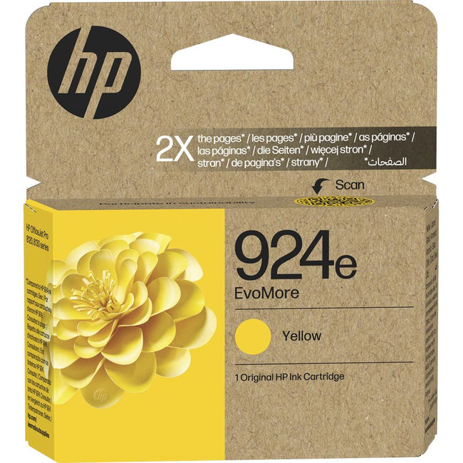 HP -  inktcartridge 924e, 800 pagina's, OEM 4K0U9NE, geel