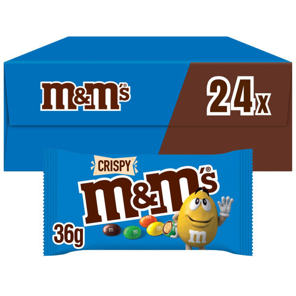 M&M -  Snoep mm crispy doos 24 stuks