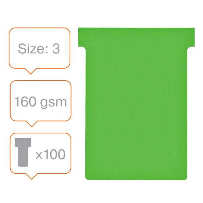 Nobo -  T-Kaarten Maat 3 Groen (100)