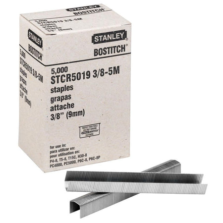 Bostitch - Heftklammern STCR501910E (10 mm), für PC8000, Schachtel mit 5.000 Heftklammern