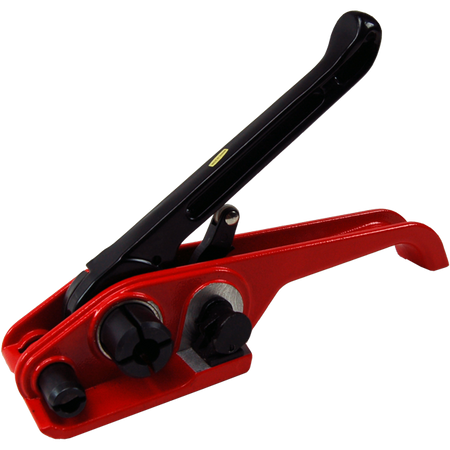 Klika - Riemenspanner | Metall | passend für 13-16-19mm | rot/schwarz | 1 Stk