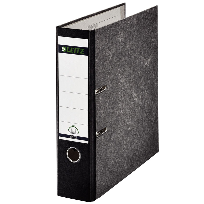 Leitz - Ordner 1082 180° 80mm Kartonfolio schwarz