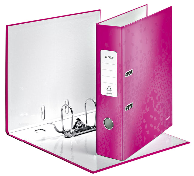 Ordner Leitz WOW 1005 180 ° 85mm Karton A4 Pink