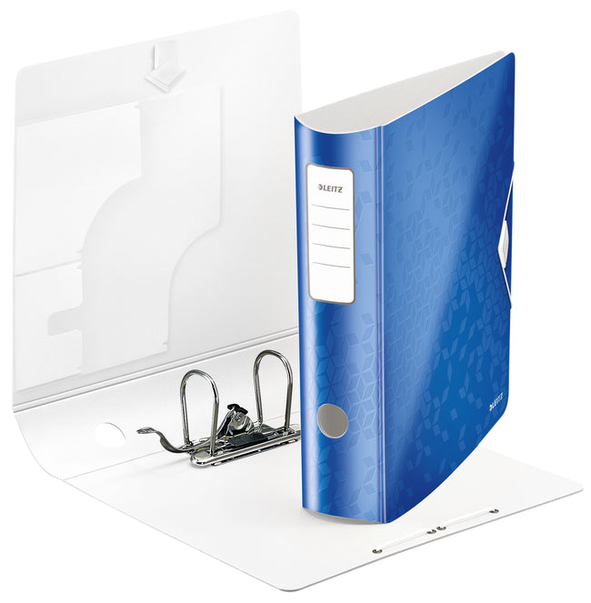 Leitz - Ordner WOW active 180° 80mm PP A4 blau | 10 Stück
