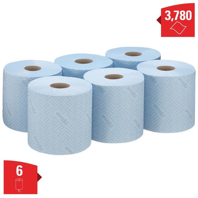 WypAll -  Poetspapier l10 generalclean blauw 7494