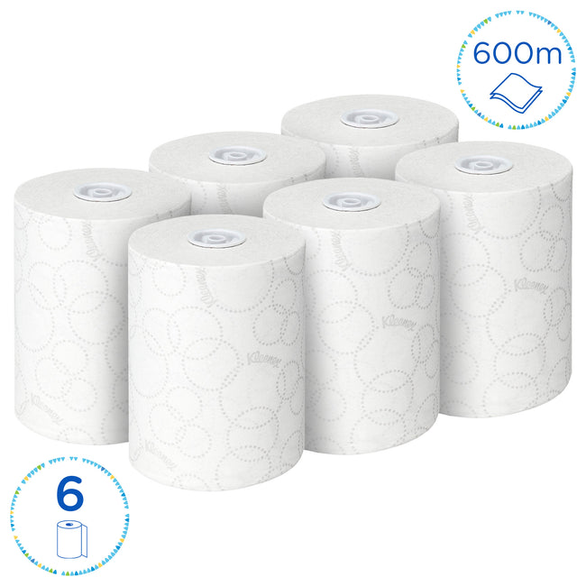 Kleenex -  Handdoekrol  ultra slimroll 2laags 100m wit