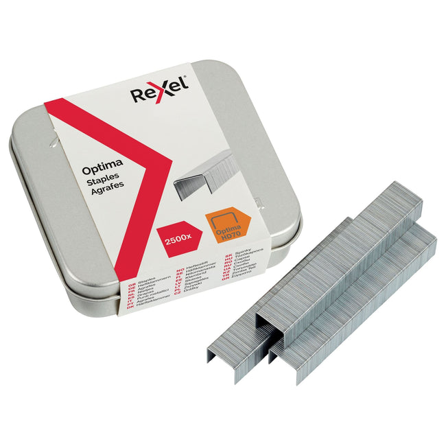 Rexel -  Nieten optima 70hd gegalv | 20 stuks