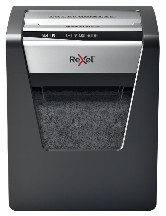 Rexel -  Momentum M510 papiervernietiger Microversnippering 58 dB Zwart