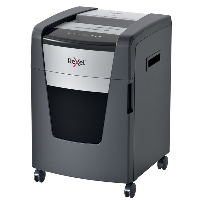 Rexel -  XP418+ papiervernietiger Kruisversnippering 55 dB Zwart