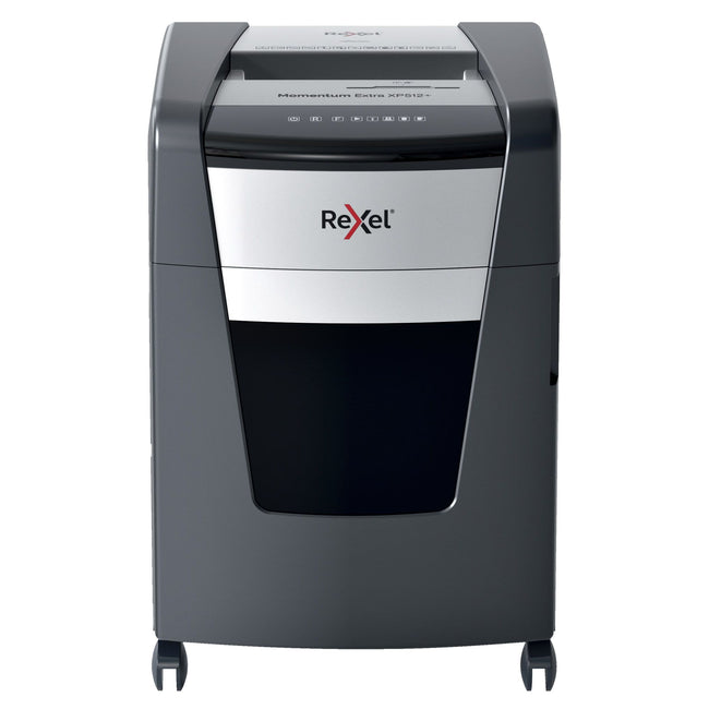 Rexel -  XP512+ papiervernietiger Microversnippering 55 dB Zwart