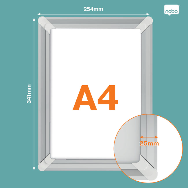 Nobo -  Kliklijst  premium plus a4 | 5 stuks