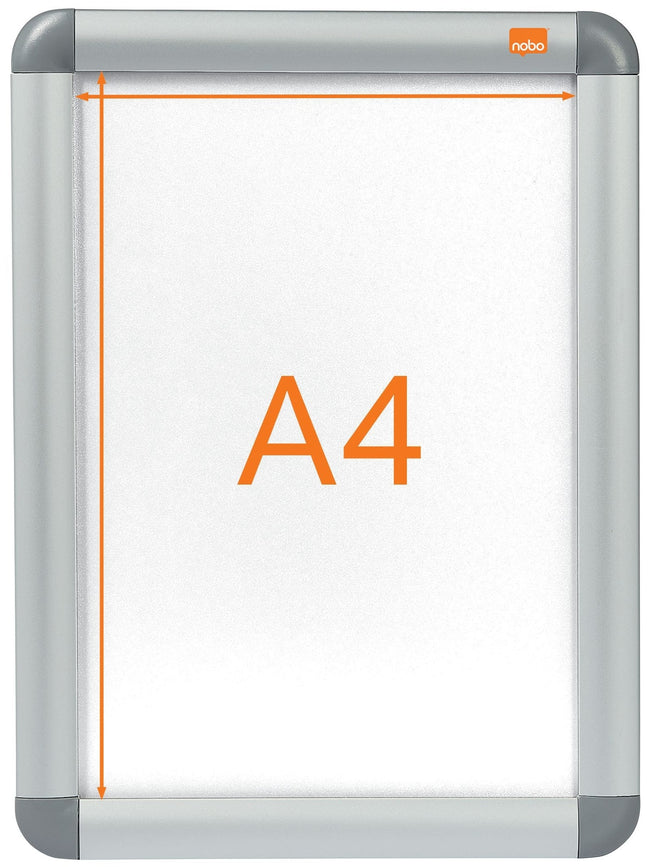 Nobo -  Kliklijst  essence a4 aluminium | 5 stuks