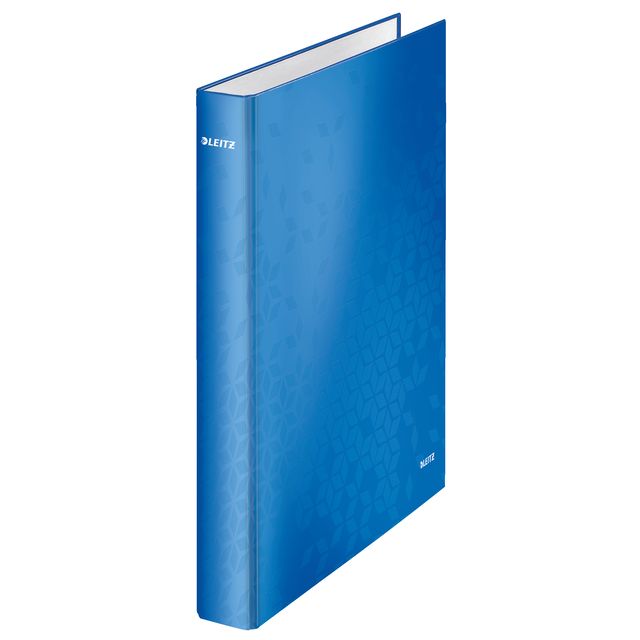 Leitz - Ringordner WOW A4 Maxi 4-Ring-D-Mechanik 25mm blau | 10 Stück