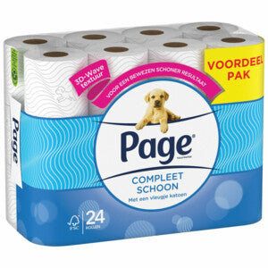 Page -  Toiletpapier  compleet schoon 2-laags 140v 24r