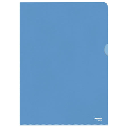 Esselte - Einsteckmappe L-Modell Standard A4 0,11mm PP blau 100 Stück