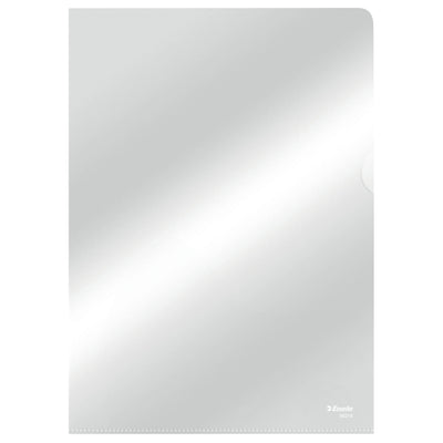 Esselte - Einsteckmappe L-Modell Standard Kopierschutz 0,11mm PP A4 glasklar 100 Stück