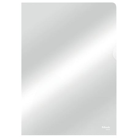 Esselte - Einsteckmappe L-Modell Standard Kopierschutz 0,11mm PP A4 glasklar 100 Stück