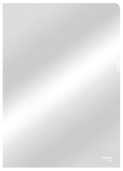 Esselte - Einsteckmappe L-Modell Standard Kopierschutz 0,11mm PP A4 transparent 10 Stück