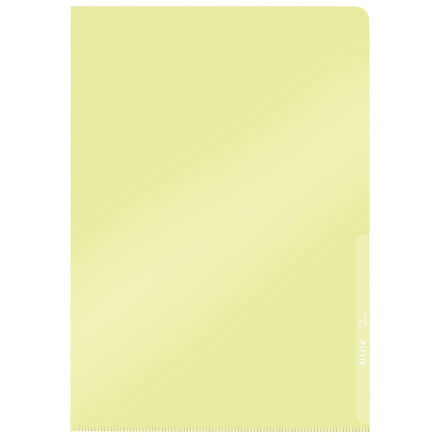 Leitz - Einsteckmappe L-Modell kopiersicher 0,15mm PVC A4 gelb 100 Stück