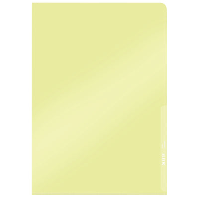 Leitz - Einsteckmappe L-Modell kopiersicher 0,15mm PVC A4 gelb 100 Stück