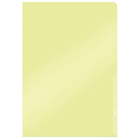 Leitz - Einsteckmappe L-Modell kopiersicher 0,15mm PVC A4 gelb 100 Stück