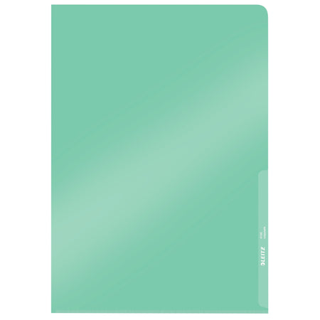 Leitz - Einsteckmappe L-Modell kopiersicher 0,15mm PVC A4 grün 100 Stück
