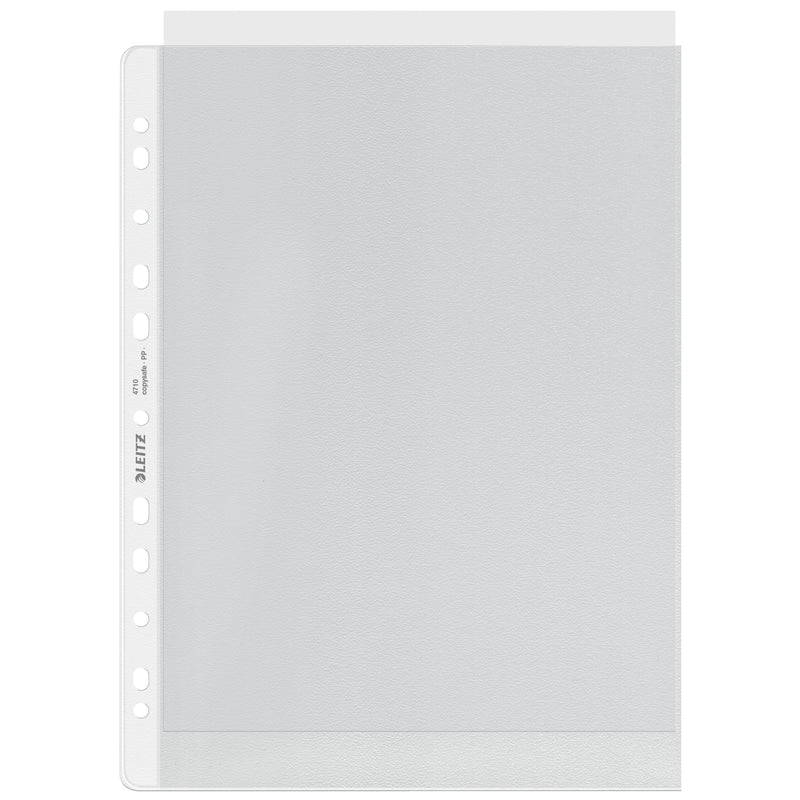 Leitz - Präsentationstasche, kopiersicher, 0,13 mm, PP, A4, 100 Stück