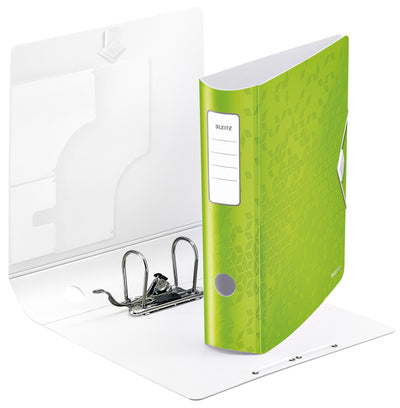 Leitz - Ordner Leitz Wow Active 180° 80mm PP A4 grün | 5 Stück