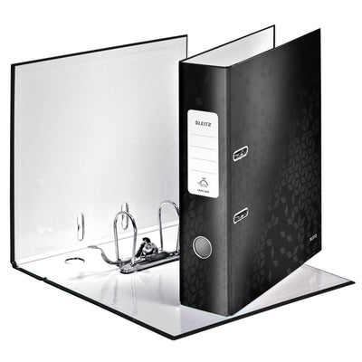 Leitz - Ordner Wow 180° laminiert 80mm A4 schwarz