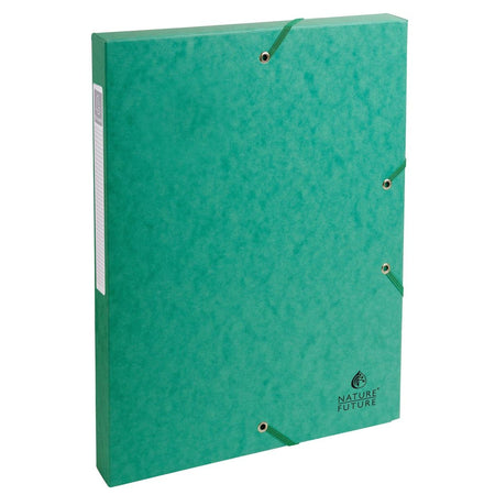 Exacompta - Elastobox Exabox grün, Rückseite 2,5 cm