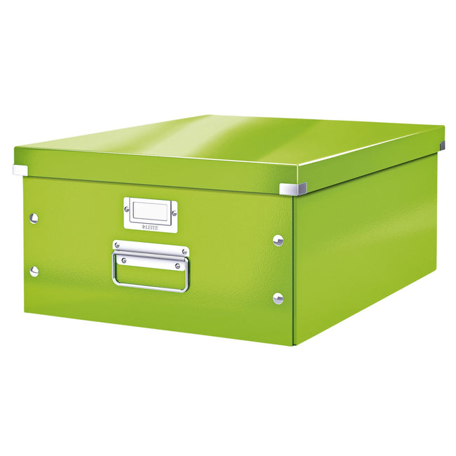 Leitz - Aufbewahrungsbox Click Store WOW groß 369x200x482mm grün | 6 Stück