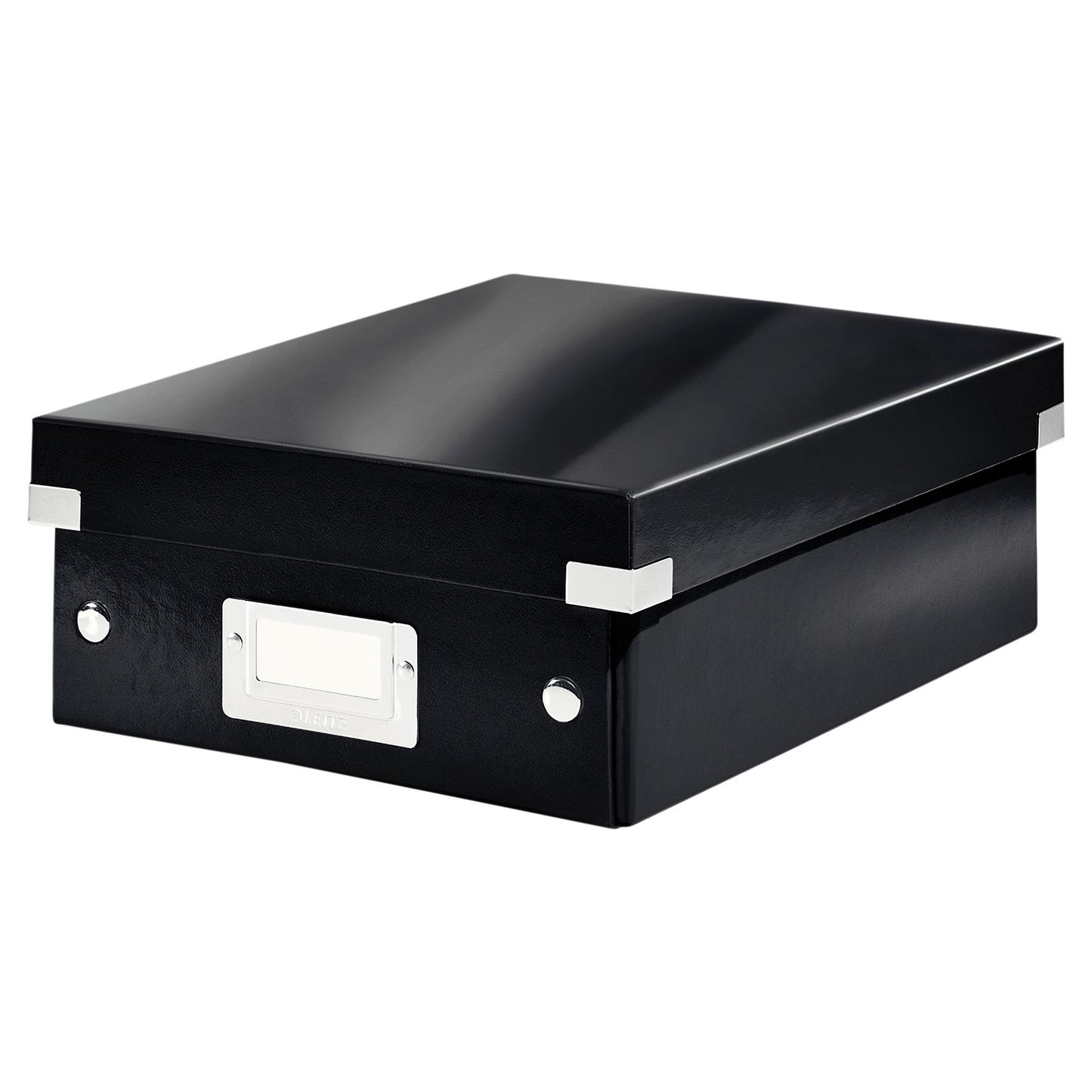 Leitz - Sortierbox WOW Click Store 220x100x282mm Recyclingkarton schwarz | 6 Stück
