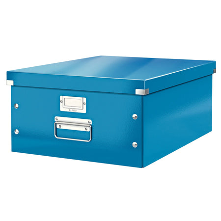 Leitz - Aufbewahrungsbox Click Store WOW groß 369x200x482mm blau