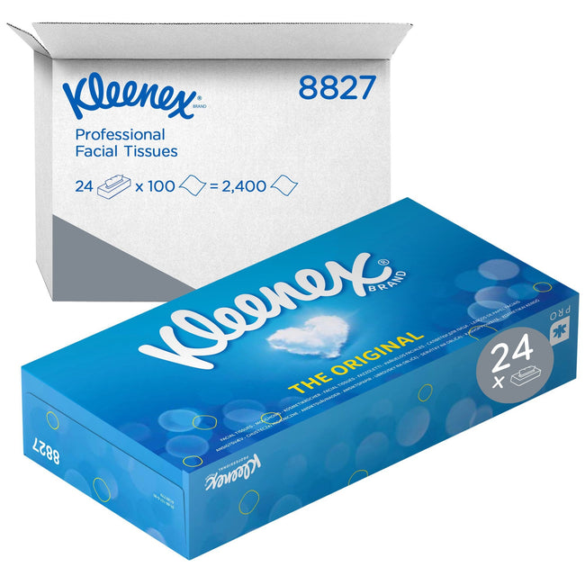 Kleenex -  Facial tissues  2laags 100 vel wit 8827