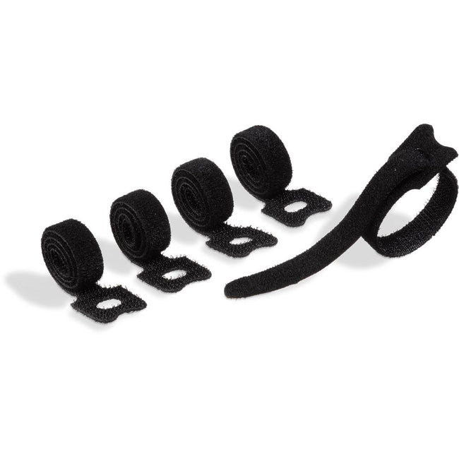 Langlebig - Cavoline Grip Tie Kabelbinder mit Klettverschluss, schwarz, 5er Pack