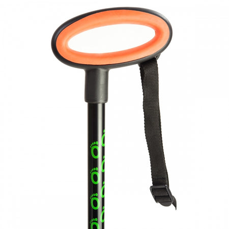 Able2 -  Wandelstok flexyfoot ovaal zwart
