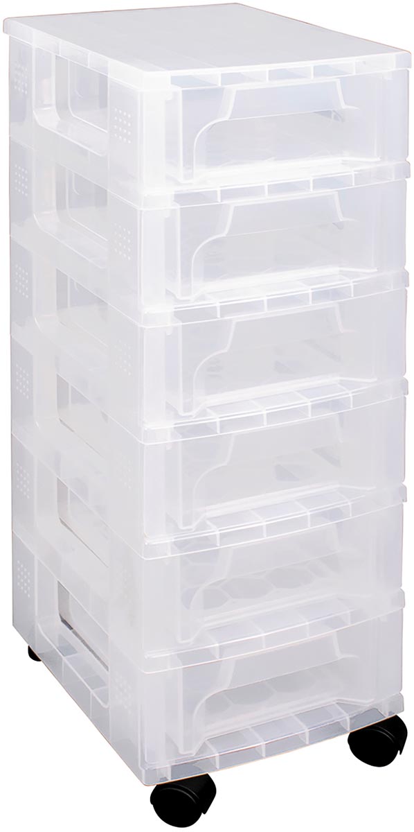Really Useful Box -  Box ladenblok 6 x 3,5 l, transparant