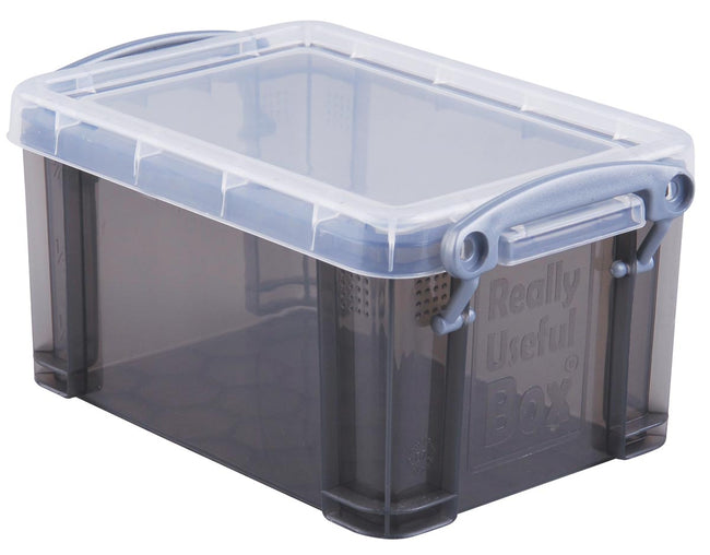 Really Useful Box -  Box 0,7 liter, transparant smoke