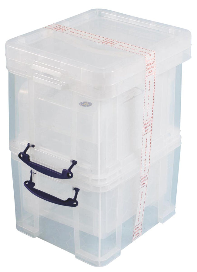 Really Useful Box -  Box 35 liter, transparant, pak van 3 dozen
