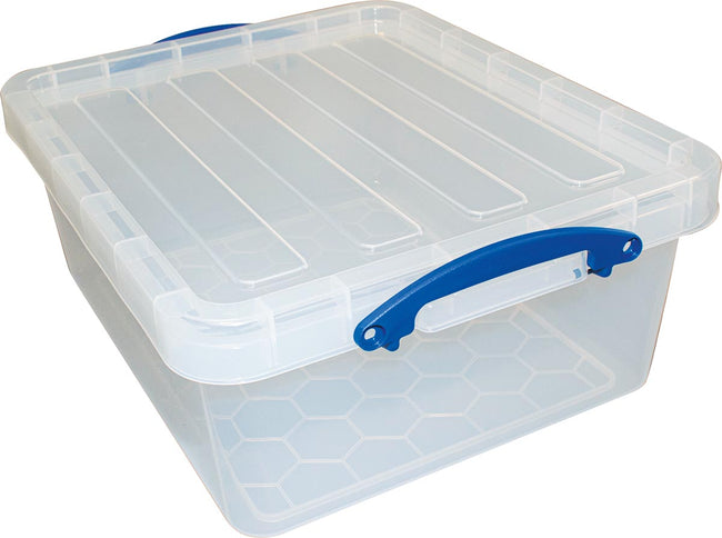 Really Useful Box -  Box opbergdoos 23,5 l, nestbaar, transparant