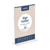 Europel - Kartenhalter Peel T-Standard A5 Hochformat Acryl
