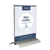 Europel - Kartenhalter Pel T-Standard A4 Hochformat Acryl / Aluminium