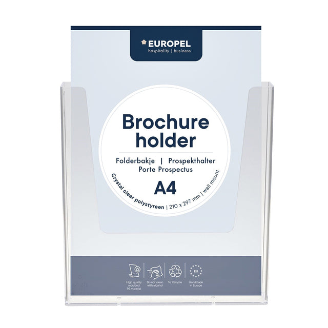 Canon - Prospekthalter Peel Wall A4 transparent