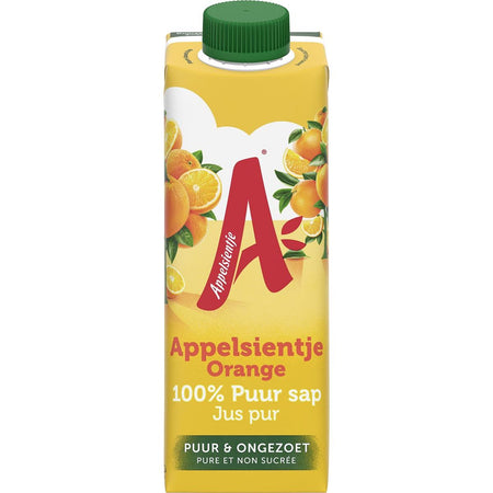 Appelsientje - Orangensaft 33 cl, Packung mit 8 Getränkekartons